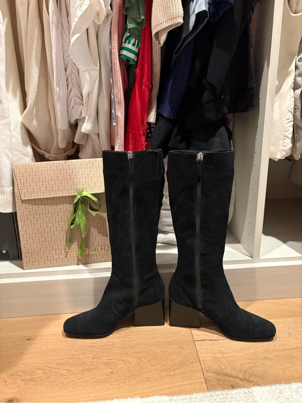 Blondo Women’s Black Knee-High Suede Boots